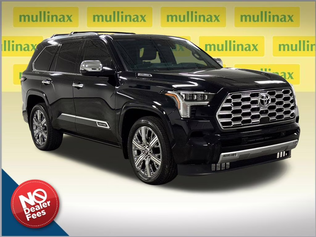 2026 Midnight Black Metallic Toyota Sequoia Capstone 4X4 SUV