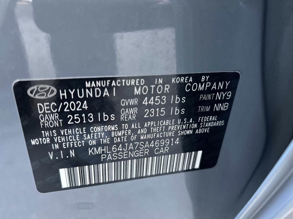 2025 Transmission Blue Hyundai Sonata SEL FWD Sedan