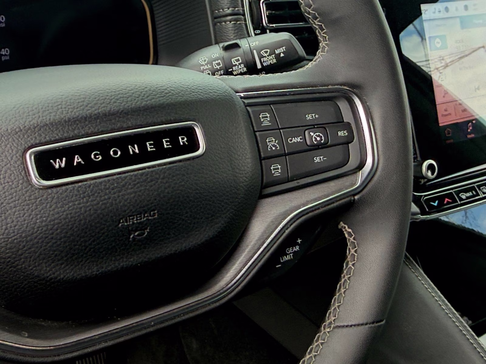 2024 Diamond Black Crystal Pearlcoat Jeep Wagoneer Series II 4X4 SUV