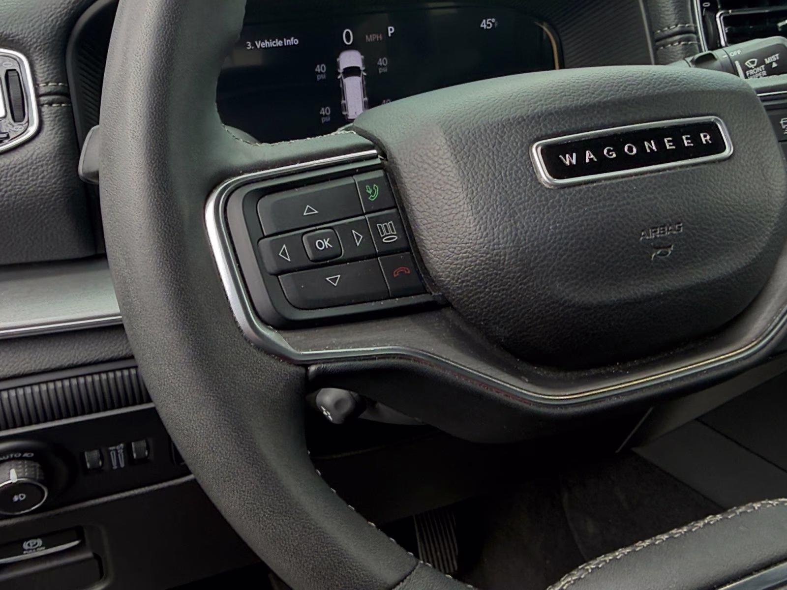 2024 Diamond Black Crystal Pearlcoat Jeep Wagoneer Series II 4X4 SUV