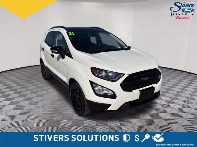 2021 Diamond White Ford EcoSport SES 4X4 SUV