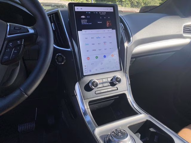 2024 Carbonized Gray Metallic Ford Edge Titanium AWD SUV