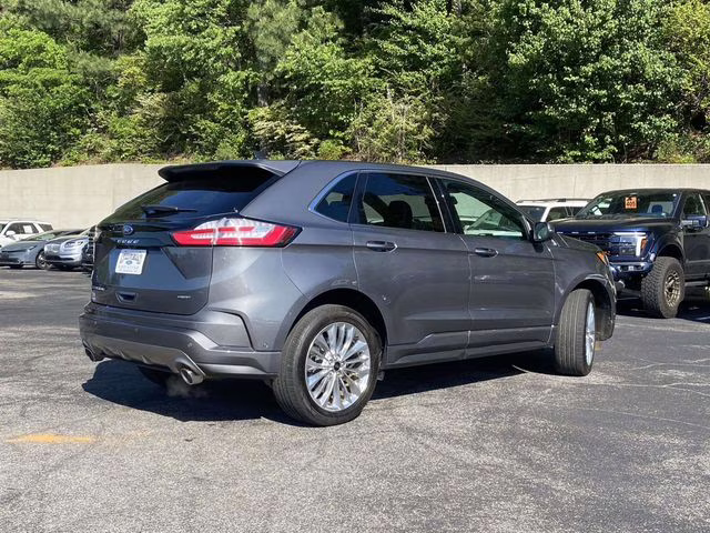 2024 Carbonized Gray Metallic Ford Edge Titanium AWD SUV