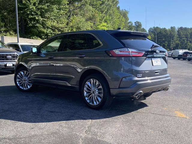2024 Carbonized Gray Metallic Ford Edge Titanium AWD SUV