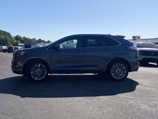 2024 Carbonized Gray Metallic Ford Edge Titanium AWD SUV
