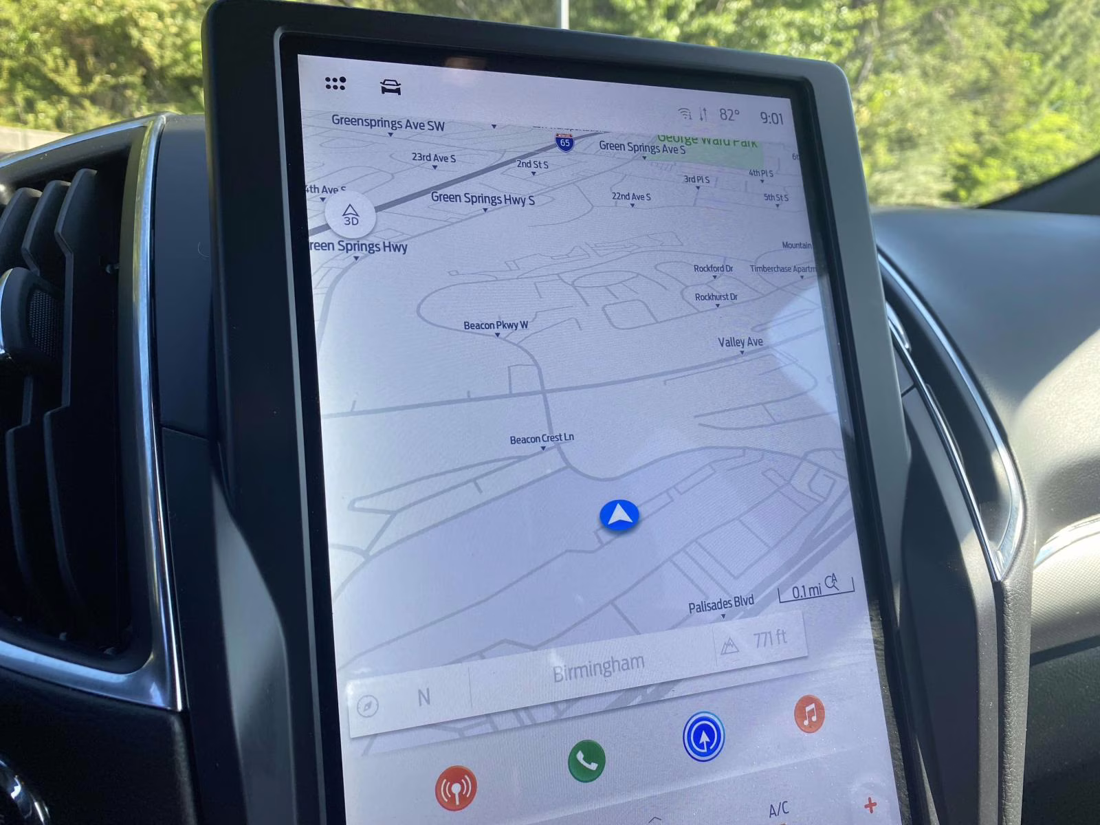 2024 Carbonized Gray Metallic Ford Edge Titanium AWD SUV