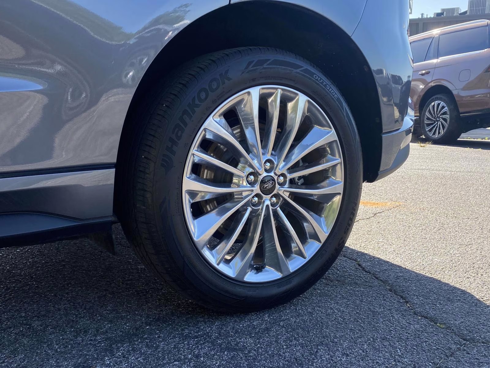 2024 Carbonized Gray Metallic Ford Edge Titanium AWD SUV