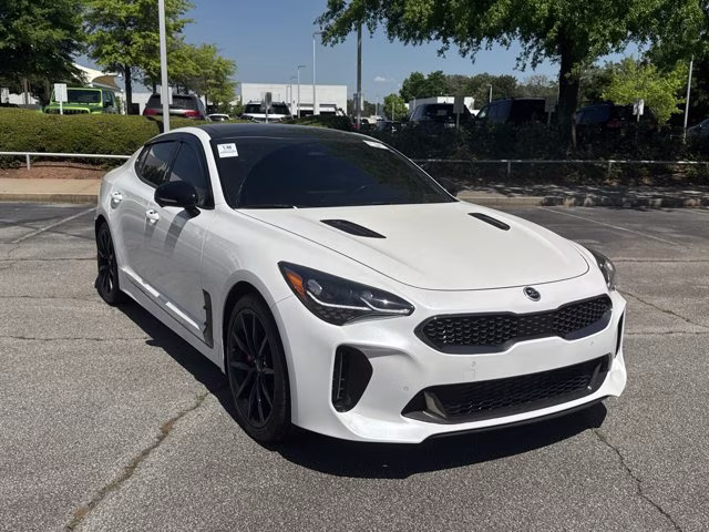 2022 Snow White Pearl Kia Stinger GT2 AWD Sedan
