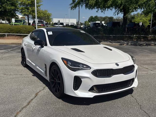 2022 Snow White Pearl Kia Stinger AWD Sedan