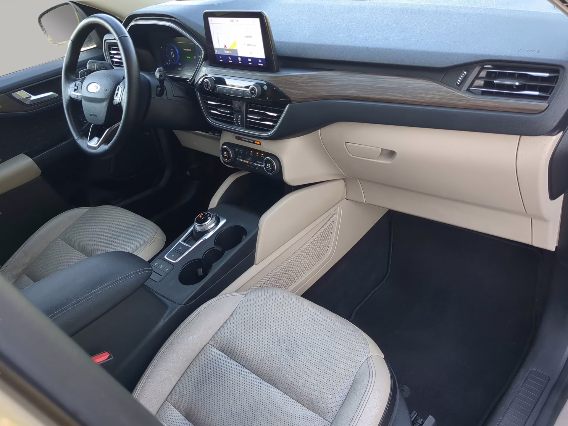 2020 Desert Gold Metallic Ford Escape Titanium Hybrid FWD SUV