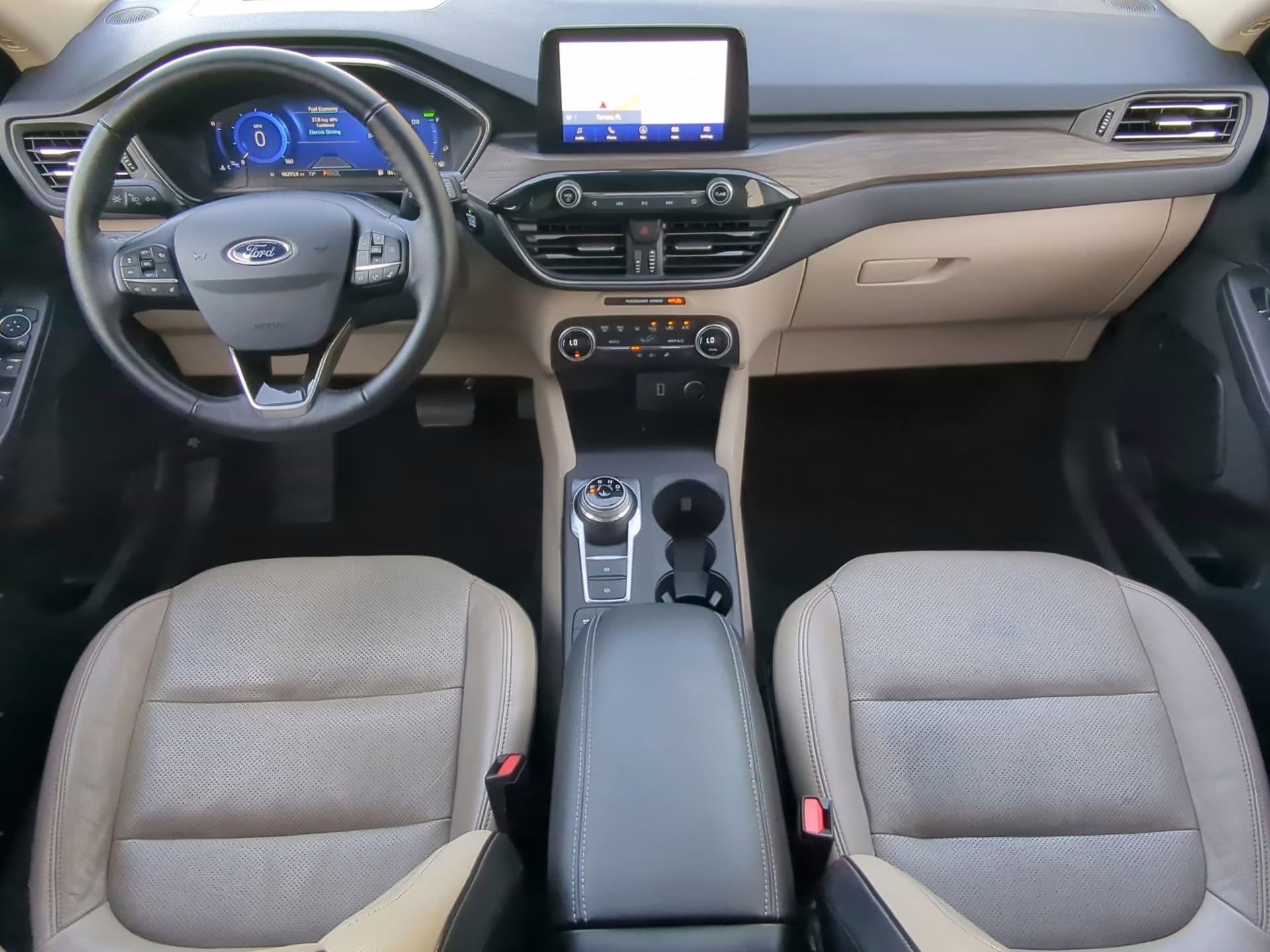 2020 Desert Gold Metallic Ford Escape Titanium Hybrid FWD SUV