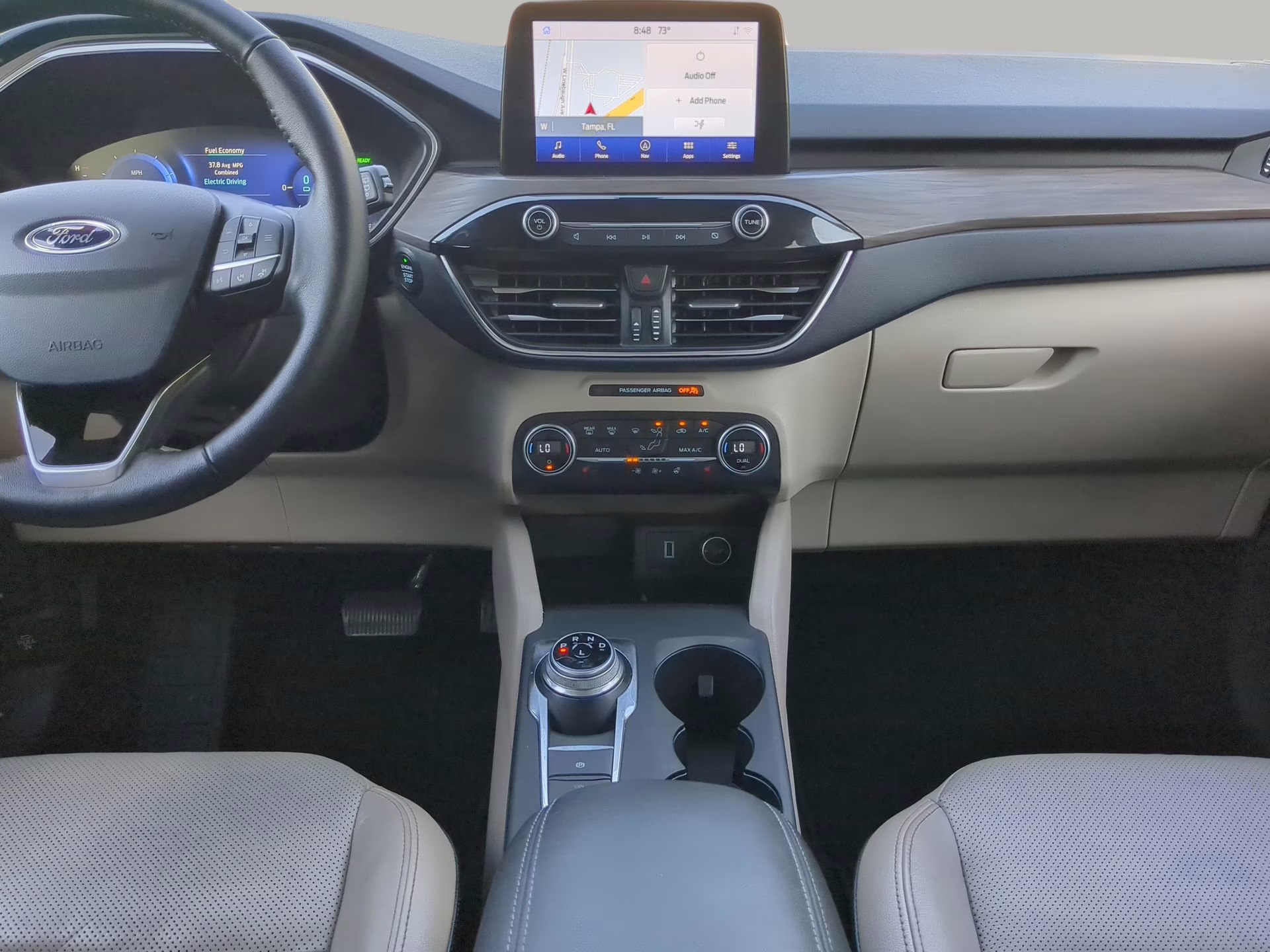 2020 Desert Gold Metallic Ford Escape Titanium Hybrid FWD SUV