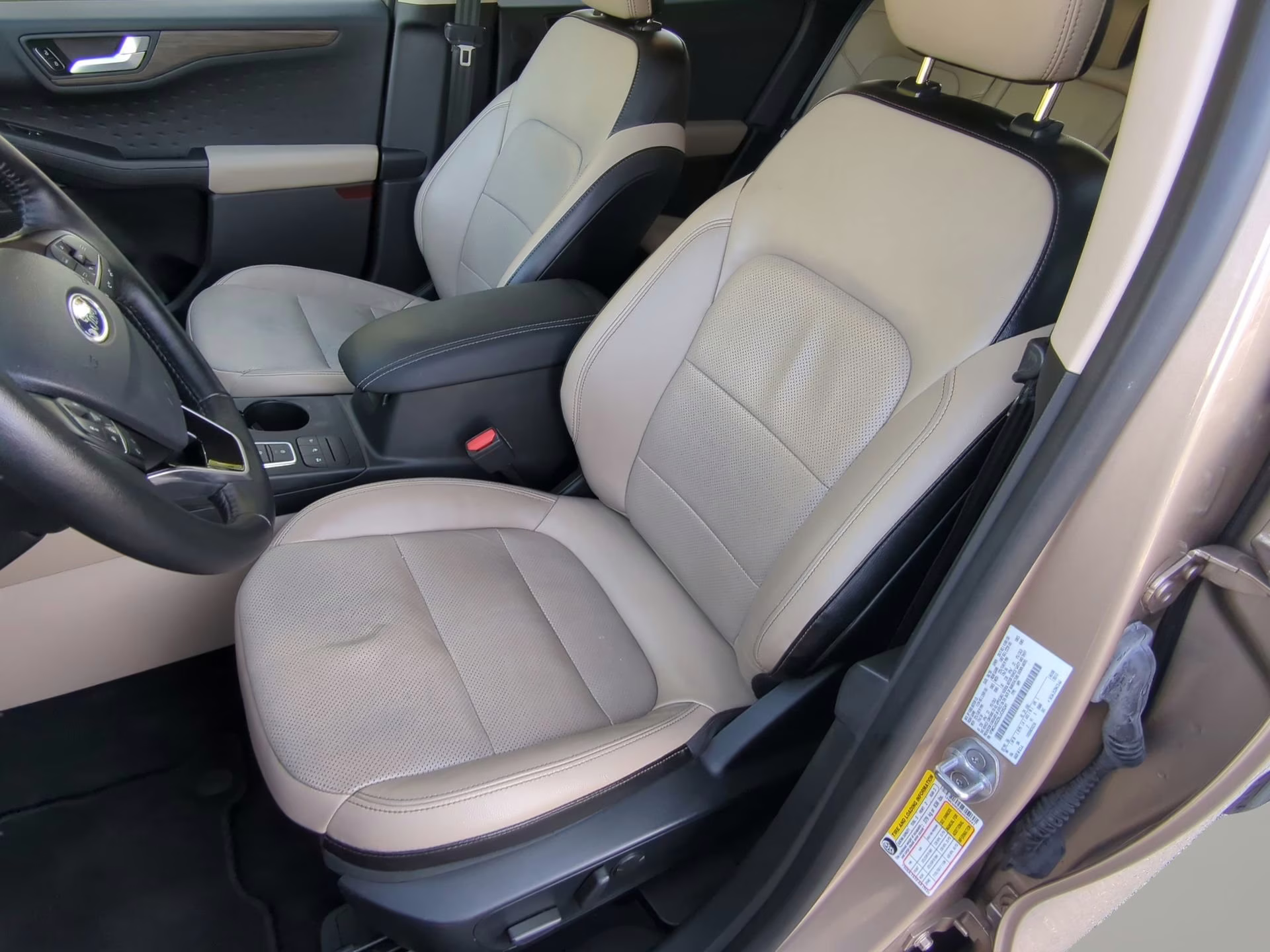 2020 Desert Gold Metallic Ford Escape Titanium Hybrid FWD SUV