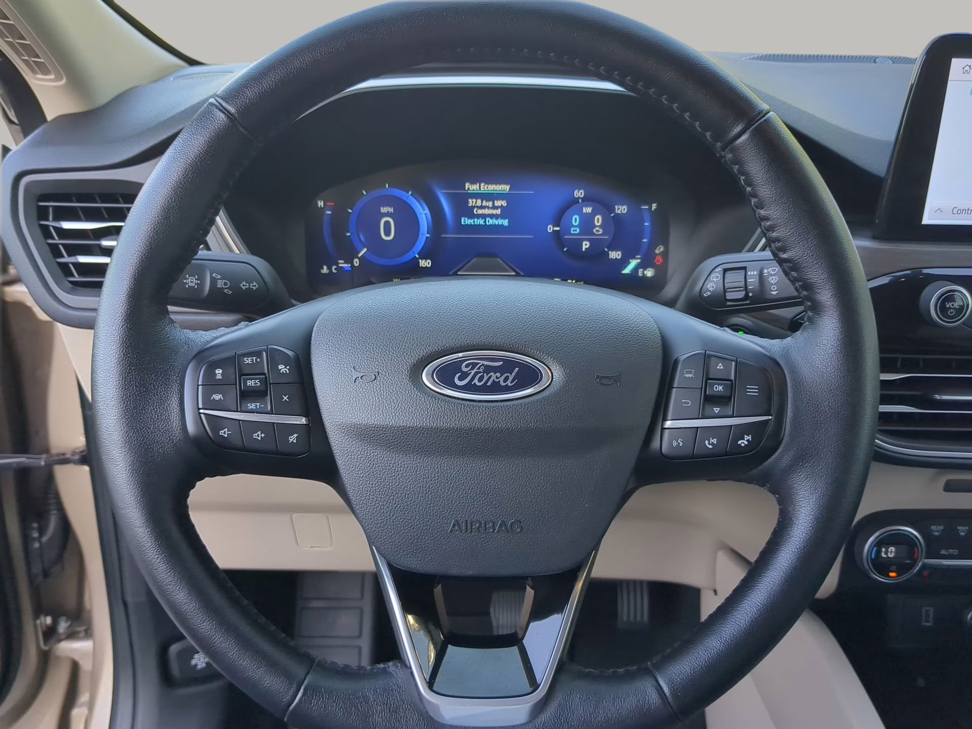 2020 Desert Gold Metallic Ford Escape Titanium Hybrid FWD SUV