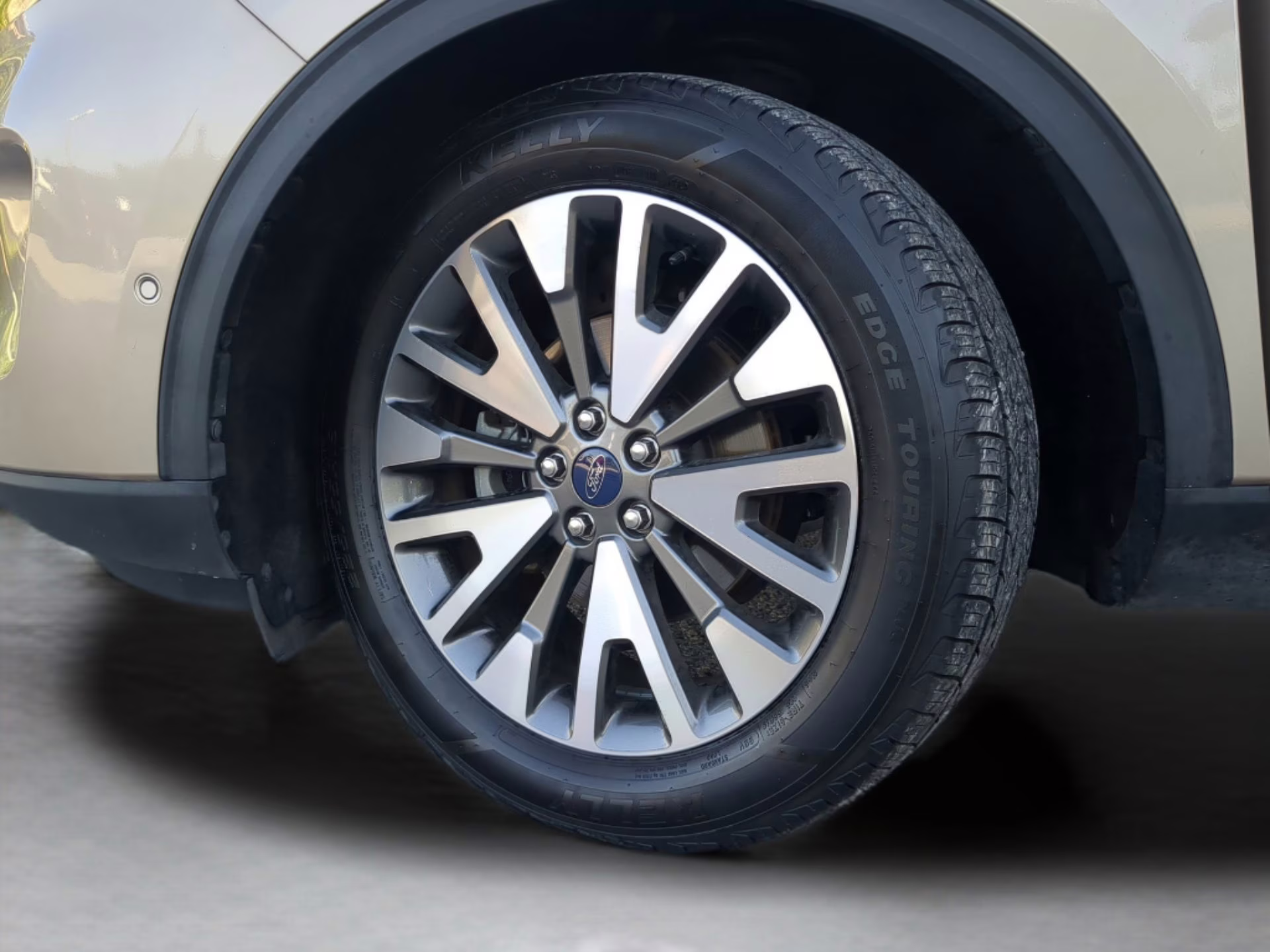 2020 Desert Gold Metallic Ford Escape Titanium Hybrid FWD SUV