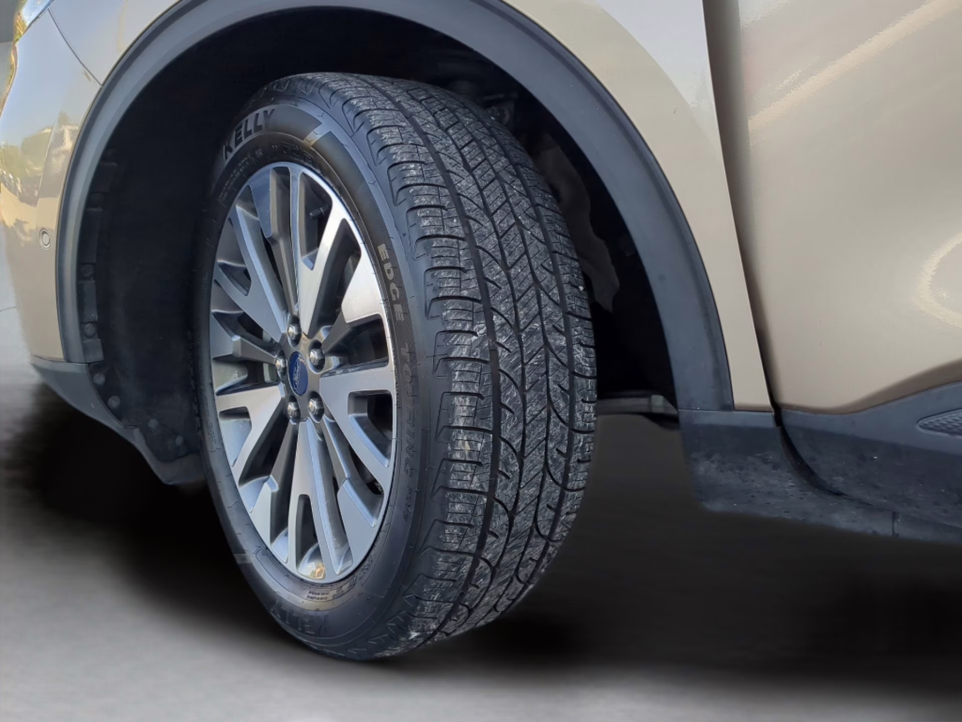 2020 Desert Gold Metallic Ford Escape Titanium Hybrid FWD SUV
