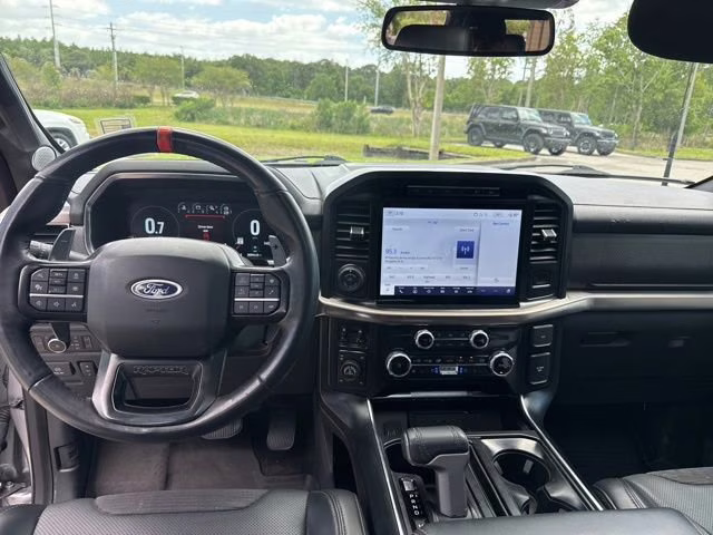 2023 Iconic Silver Metallic Ford F-150 Raptor Crew Cab Pickup 4X4 Truck