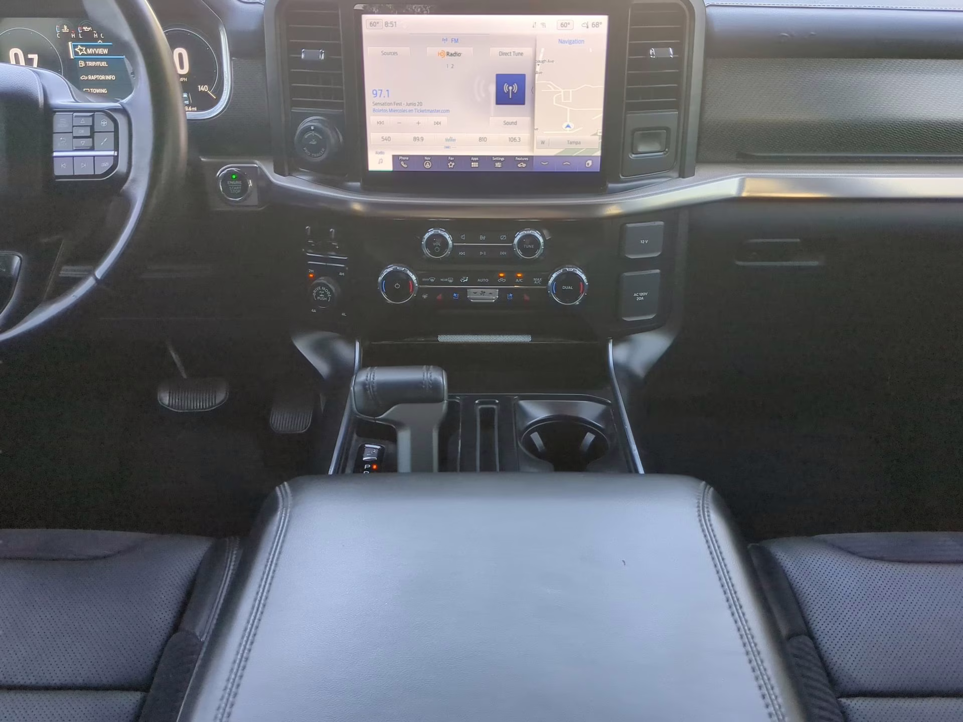 2023 Iconic Silver Metallic Ford F-150 Raptor Crew Cab Pickup 4X4 Truck