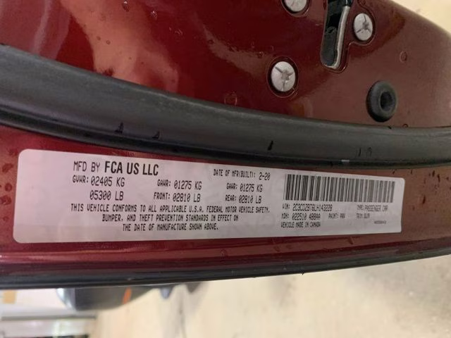 2020 Octane Red Pearlcoat Dodge Challenger R/T RWD Coupe