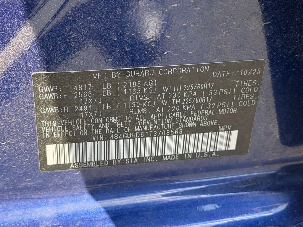 2026 Sapphire Blue Pearl Subaru Crosstrek Premium AWD SUV