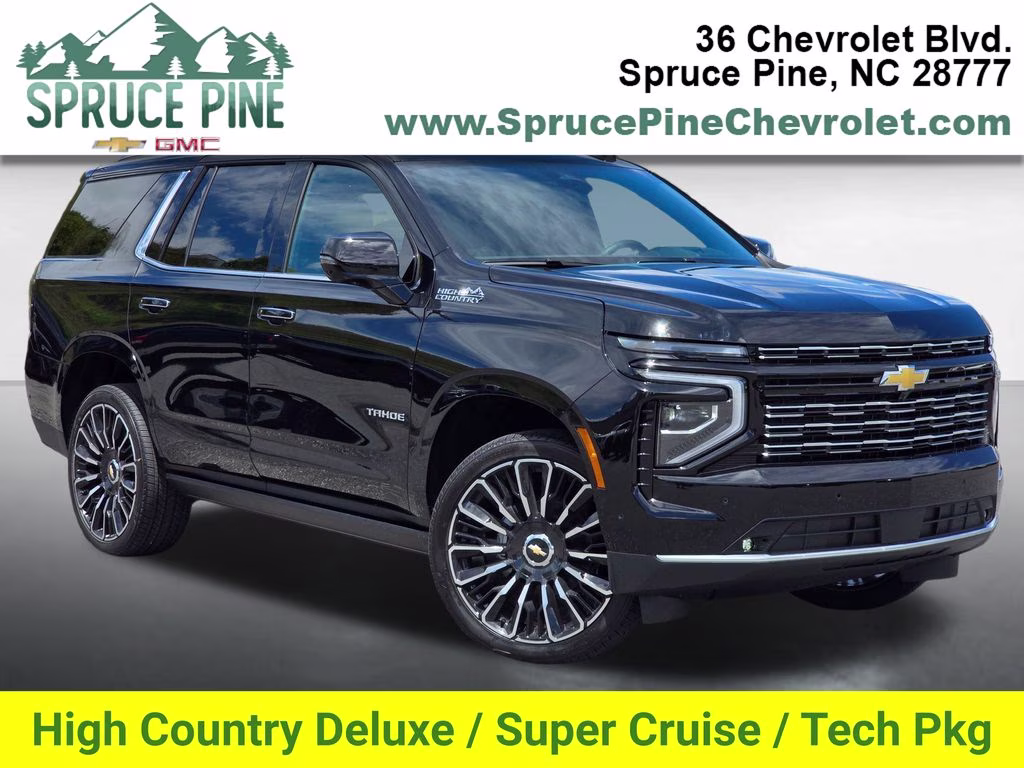 2026 Black Chevrolet Tahoe High Country 4X4 SUV