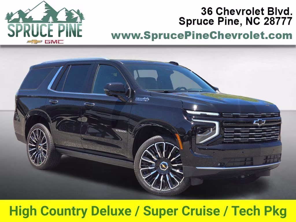 2026 Black Chevrolet Tahoe High Country 4X4 SUV