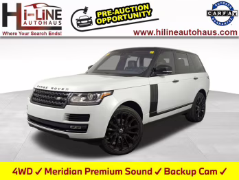 2016 Yulong White Land Rover Range Rover HSE 4X4 SUV