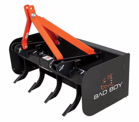 2026 BLACK Bad Boy implement 4' Box Blade
