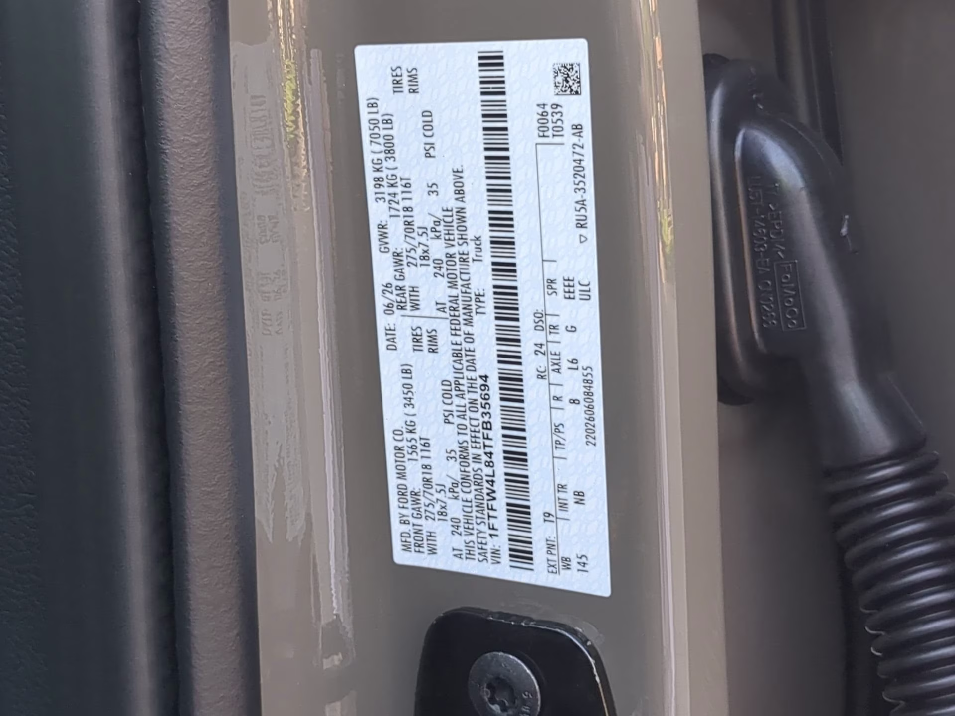 2026 Marsh Gray Ford F-150 Tremor Crew Cab Pickup 4X4 Truck
