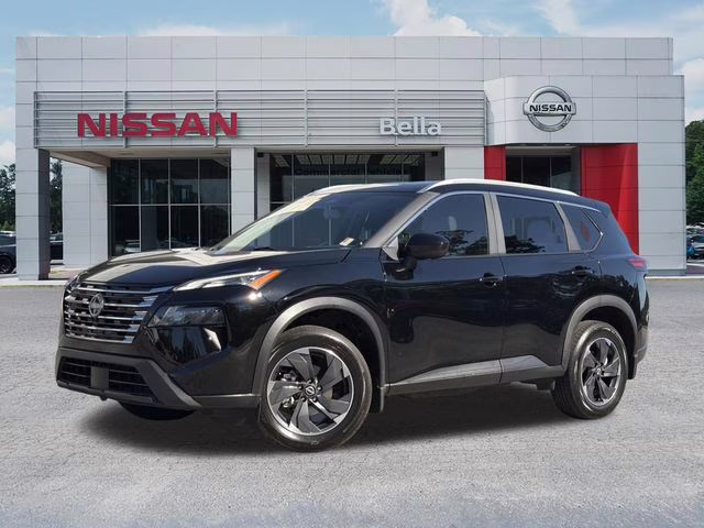 2024 Super Black Nissan Rogue SV FWD SUV