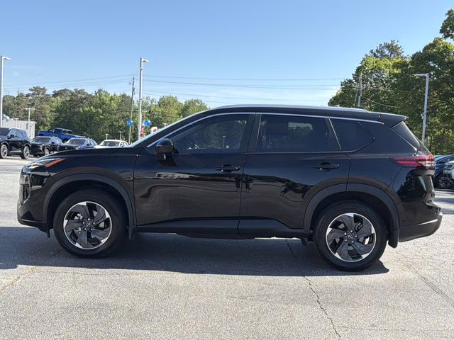 2024 Super Black Nissan Rogue SV FWD SUV