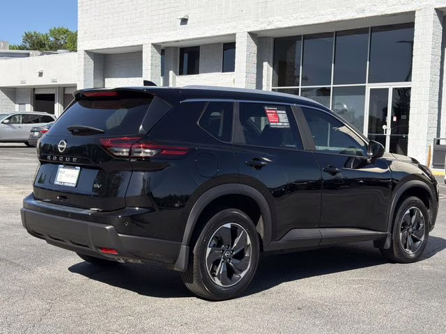 2024 Super Black Nissan Rogue SV FWD SUV