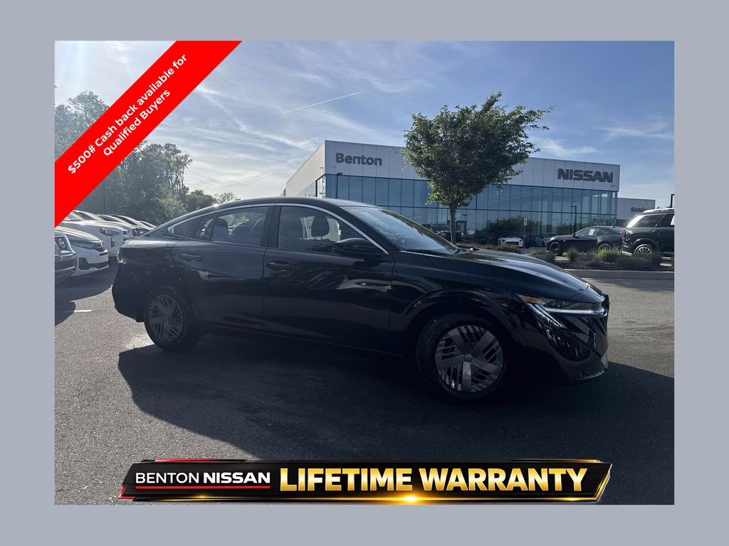 2026 Super Black Nissan Sentra S FWD Sedan