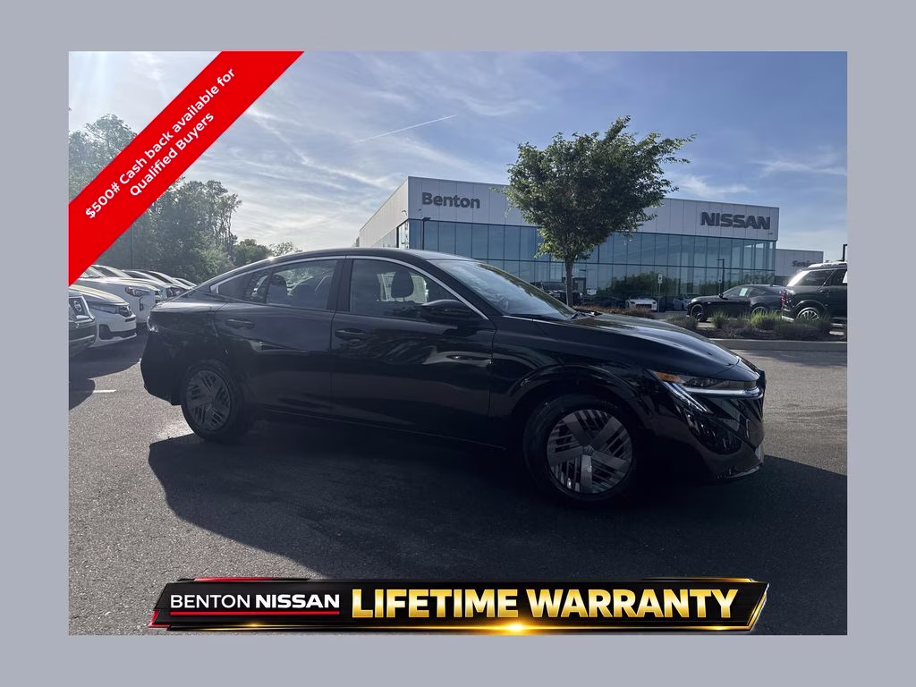 2026 Super Black Nissan Sentra S FWD Sedan