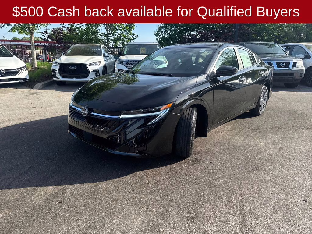 2026 Super Black Nissan Sentra S FWD Sedan