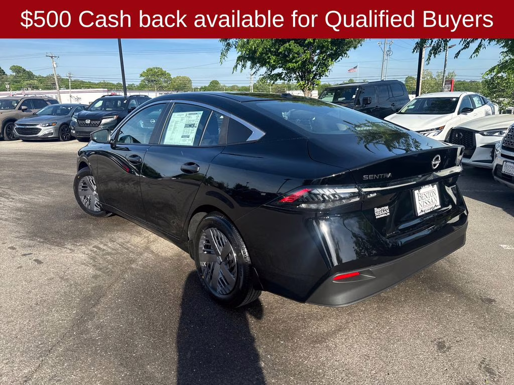 2026 Super Black Nissan Sentra S FWD Sedan