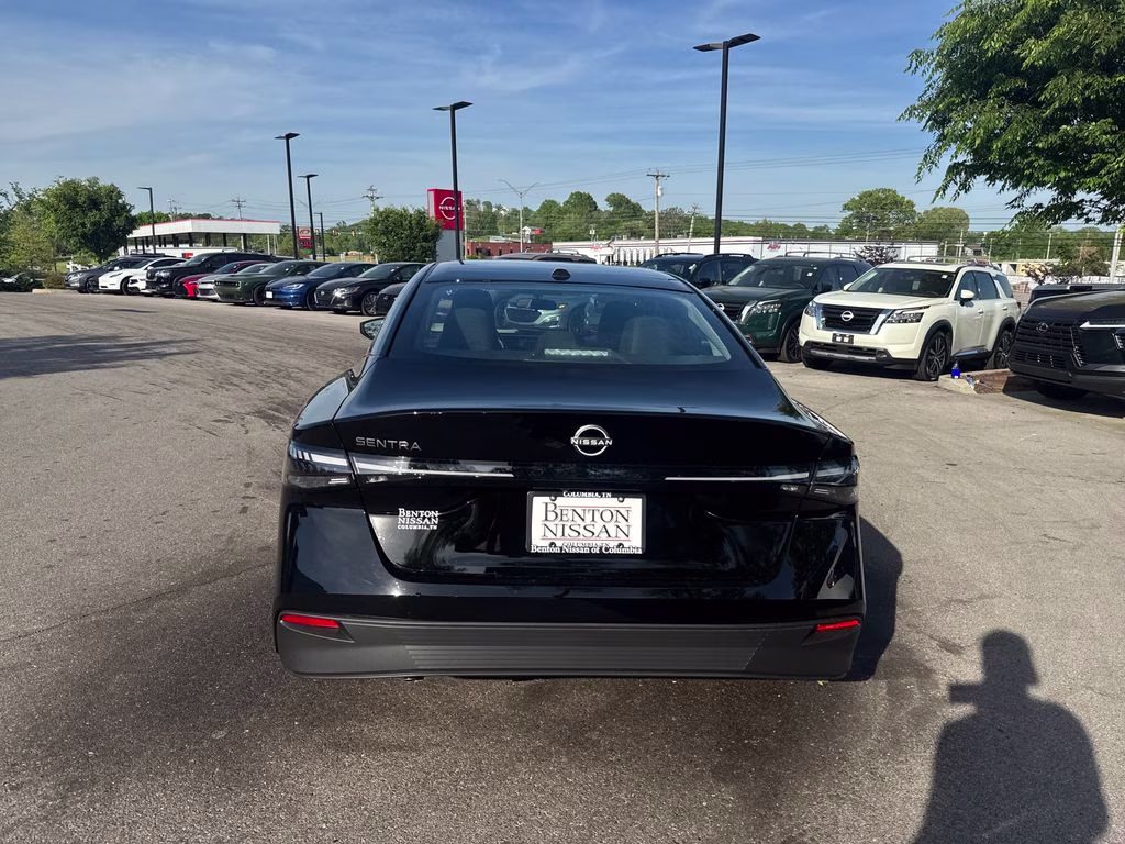 2026 Super Black Nissan Sentra S FWD Sedan