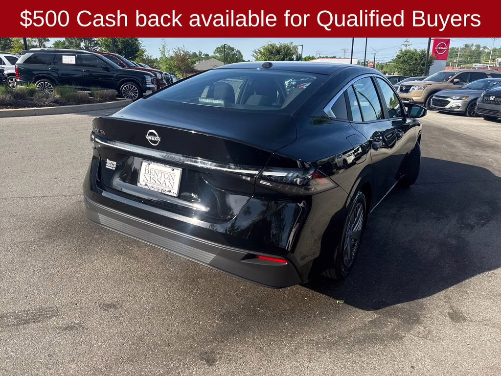 2026 Super Black Nissan Sentra S FWD Sedan