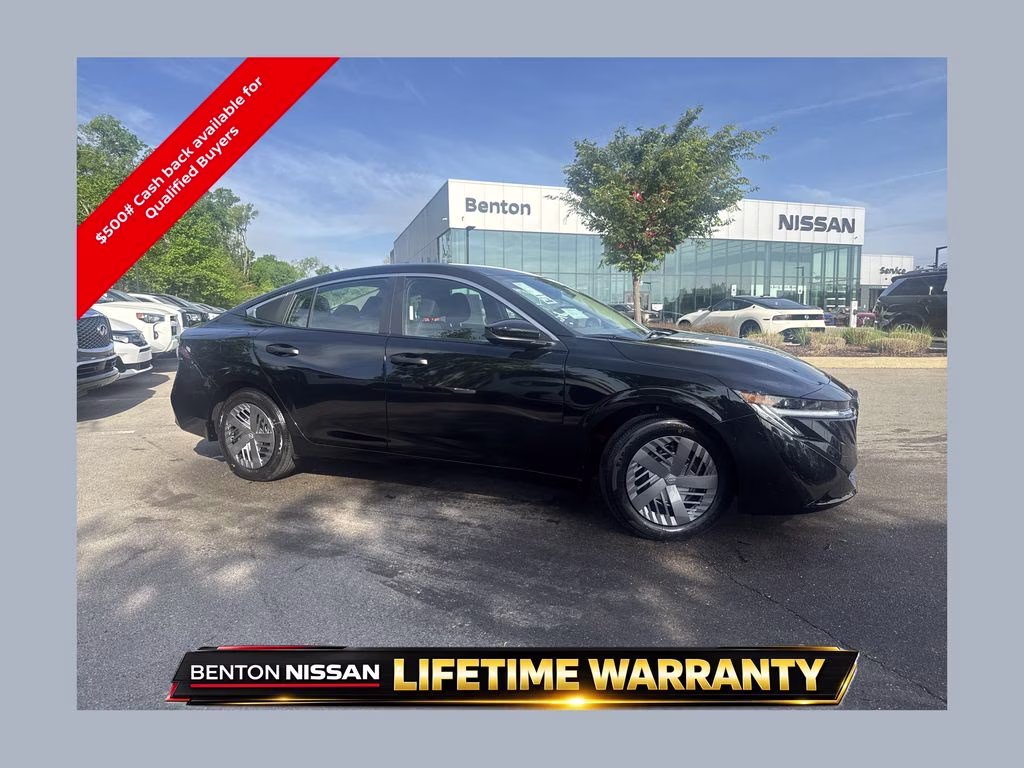 2026 Super Black Nissan Sentra S FWD Sedan