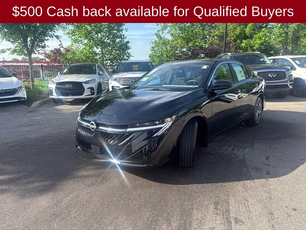 2026 Super Black Nissan Sentra S FWD Sedan