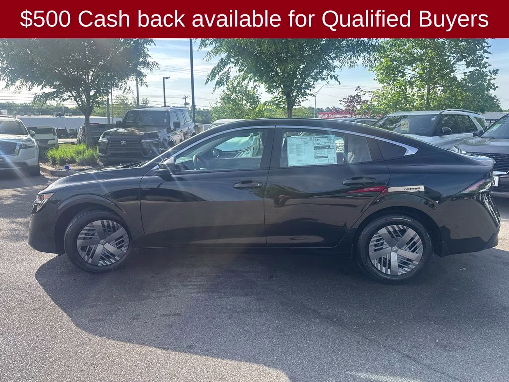 2026 Super Black Nissan Sentra S FWD Sedan
