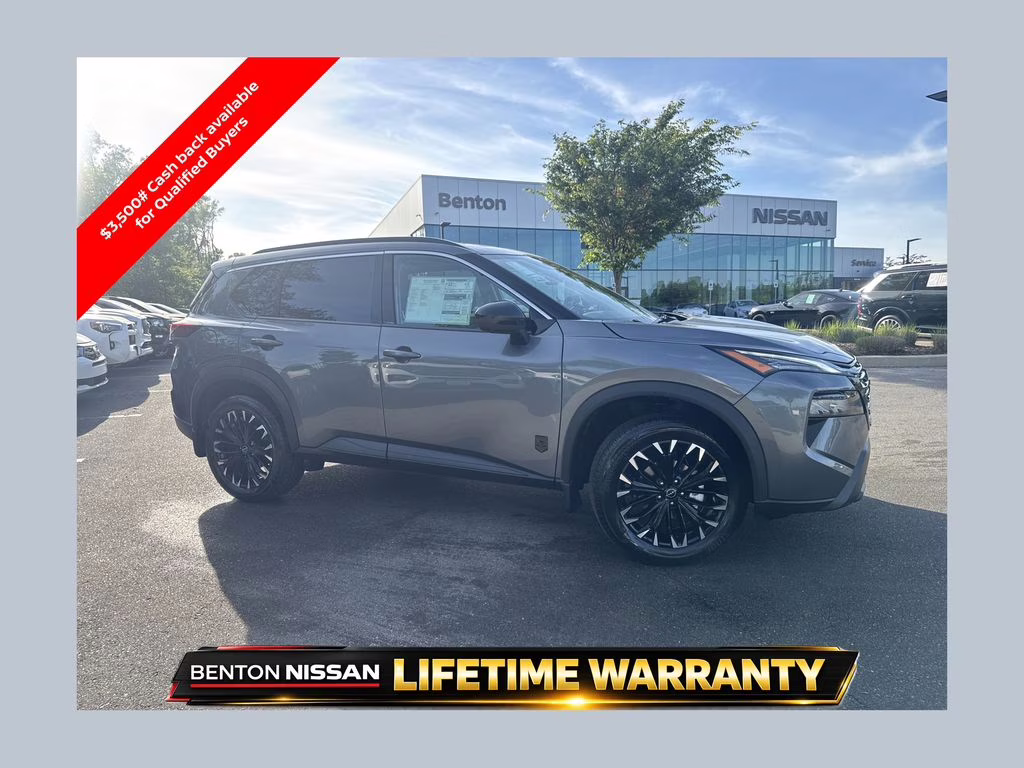 2026 Gun Metallic Nissan Rogue Dark Armor FWD SUV