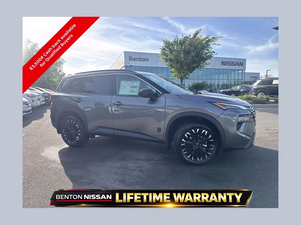 2026 Gun Metallic Nissan Rogue Dark Armor FWD SUV