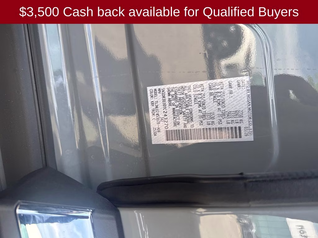 2026 Boulder Gray Pearl Nissan Pathfinder Platinum 4X4 SUV