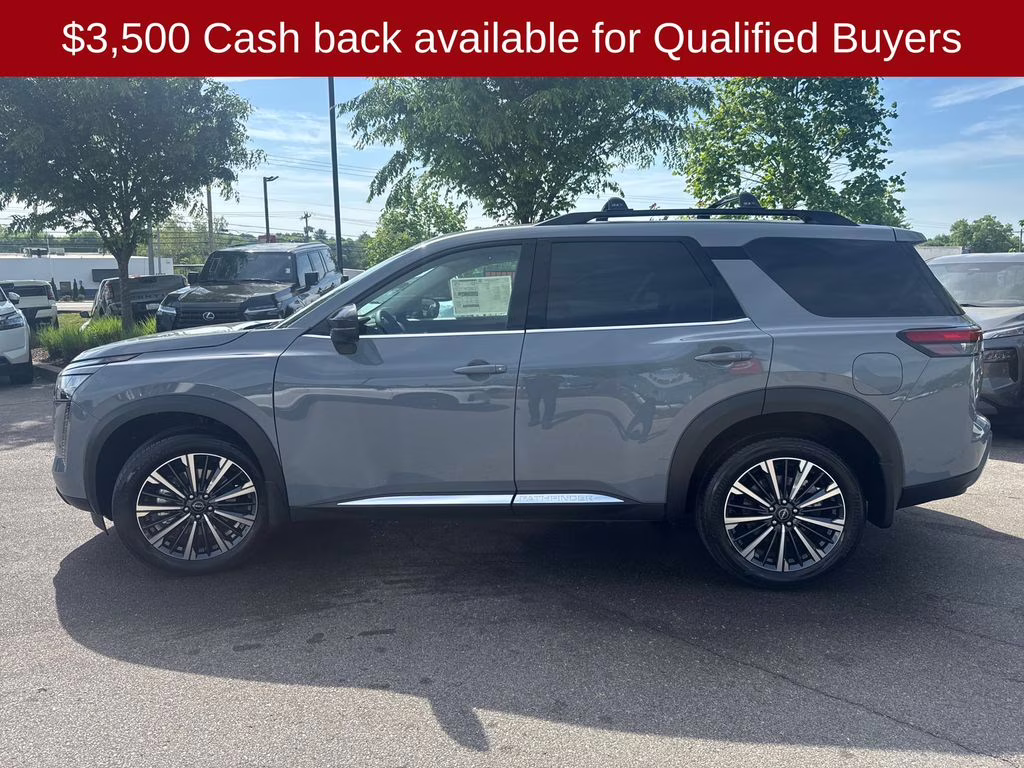 2026 Boulder Gray Pearl Nissan Pathfinder Platinum 4X4 SUV