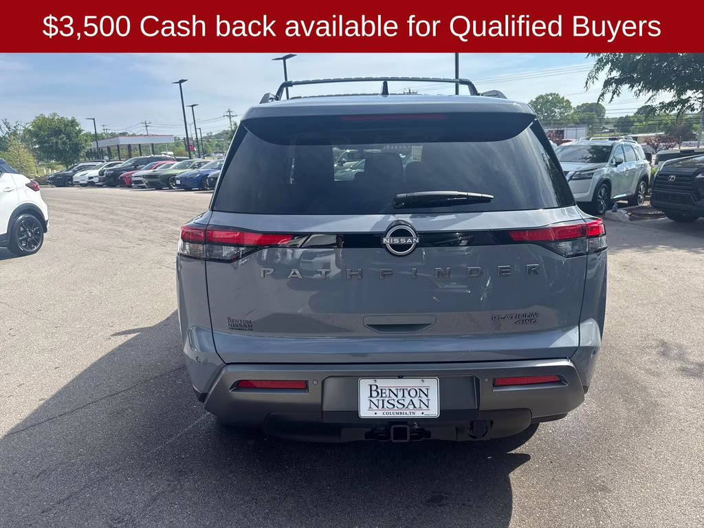 2026 Boulder Gray Pearl Nissan Pathfinder Platinum 4X4 SUV