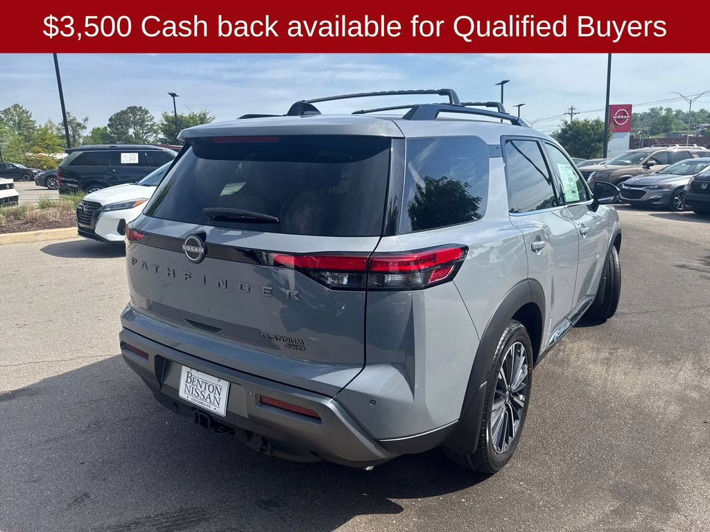 2026 Boulder Gray Pearl Nissan Pathfinder Platinum 4X4 SUV