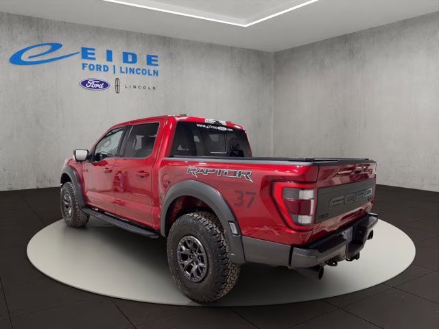 2022 Rapid Red Metallic Tinted Clearcoat Ford F-150 Raptor 37 Package 4X4 Truck