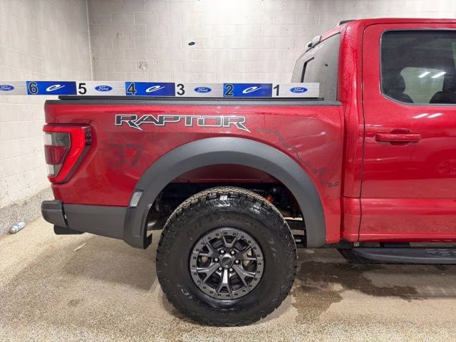 2022 Rapid Red Metallic Tinted Clearcoat Ford F-150 Raptor 37 Package 4X4 Truck