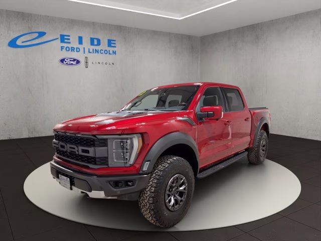 2022 Rapid Red Metallic Tinted Clearcoat Ford F-150 Raptor 37 Package 4X4 Truck